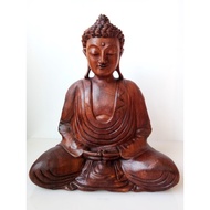 KAYU Wooden Statue Of BUDDHA BUDDHA/Sakyamuni BUDDHA Sitting In A Style/BUDDHA MEDITATION
