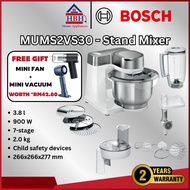 【Free Shiping】Bosch Stand Mixer MUMS2VS30 | Series 2 | 3.8 L | 7-Speeds | 900W | Juice Blender | Whi