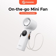 PHIXERO 2-in-1 Mini Hand Fan PHIXERO F3/F3 PRO TEC Ice Cool Digital Display Rechargeable Pocket Fan 