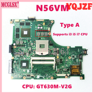 YQJZF GT630M-V2G N56vz โน๊ตบุ๊ค Gpu Moederbord Voor Asus N 56V N 56vm N56vv N56vv N56vj N56vb N56vz แล็ปท็อป Moederbord 100% Getest โอเค