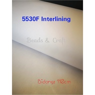 Pengeras Kain Keras Interlining 5530F/ Interfacing Fabric