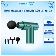 Arm Massager (4 HEADS, 6 MODES) - Copper Core Massage Gun