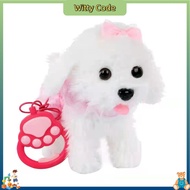 Barking Toy Dog Kids Pet Toy Kids Interactive Electric Plush Dog Toy with Leash – Barking Nodding Mo