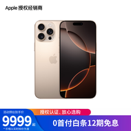 Apple iPhone 16 Pro Max（A3297） 支持移动联通电信5G 双卡双待手机 沙漠色钛金属 256GB 官配+20 W闪充