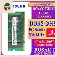 Samsung DDR2 LAPTOP RAM 2GB 6400/800MHz ORIGINAL SODIMM RAM 1.8v 2GB wildaalfaniaa