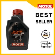 Motul Scooter Power LE 5W40 Motorcycle Engine Oil 1L – High Performance, Smooth Ride