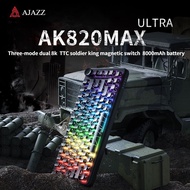 AK820 Max ULTRA Magnetic Switch 3 modes Wireless Dual 8K Mechanical Keyboard Rapid Trigger 8000mAh B