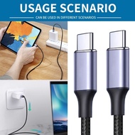 DOU USB C to USB C Cable Fast Charging Cable 100W Short USB C Charging Cable