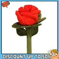 Realistic Rose Flower Decompressing Plush Toy Realistic Rose Plush Toy Soft Never Withering Flower D