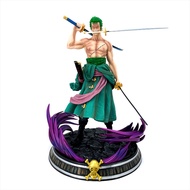 FCHot 20cm Anime Figure GK Roronoa Zoro Three-blade Sa-maximum Manga Anime Statue Action Figure Coll
