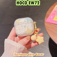【In Stock】For HOCO EW72 Case Casing Soft Silicone Earphone Case DIY Innovation Cartoon