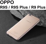 Oppo R9S / R9S Plus / R9 Plus Transparent Crystal Clear TPU Case Casing Cover and Tempered Glass Screen Protector