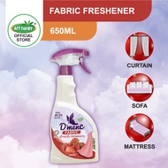 D'menc Romantic Strawberry Fabric Freshener Spray With Antibac 99.9% 650ml Pewangi Fabrik Tahan Lama