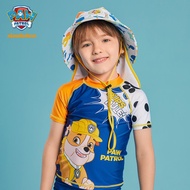 Skye paw patrol paw patrol cap paw paw patrol Children's Clothing Boys Girls Children Swimming cap Sunscreen Cartoon Cute Don't Strangle Head Baby Swimming Hat Equipment