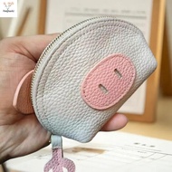 [pes] Leather Cartoon Cute Little Pig Storage Coin Purse Clutch Earphone Bag Gifts [VN]