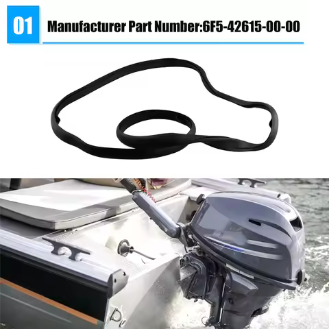 B0a-t6F5-42615-00-00 Top Cowling Seal for Yamaha Boat Engine 2T 40HP 6F5-42615 6F5-42615-00 Outboard
