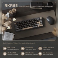 RK ROYAL KLUDGE R65 Wired Gaming Keyboard with Volume Knob, 60% Percent RGB Backlit Mechanical Keybo
