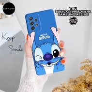 Latest Samsung A72 5G Case - Fashion Stitch Case - Samsung A72 5G Softcase - Pro Camera Case - Lates