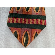 MERAH HIJAU TR TITA RONI GOLD LONG TIE COMBINATION GREEN RED SILK P 148 L 9.5 Cm PAIMA02092023-056
