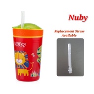 Nuby Snack N Sip 1pk 9oz/270ml Printed Cup 12m+ /Replacement Straw Available Single Pack