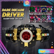[Light & Sound] Keman Rider Dark Decade Driver Transformation Belt Decade Dark Black Boy Pretend Pla