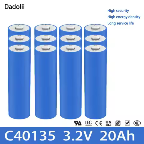 EVE LiFePo4 3.2v 20ah cylindrical battery lithium battery for electric vehicles EVE C40 lfp 20ah 401