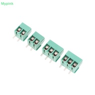 Mypink 50pcs Kf350-2p 3p 3.5mm 300v 10A Pitch 2 3 Pin Spliceable Plug-in PCB Screw Terminal Blo Conn