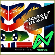 ∈ ☂ ☍ B-Daman Cobalt Blade - TV Animation Version Sticker