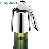 MXGOODS Wine Bottle Stopper Leakproof Wine Saver Stainless Steel Silicone Plug