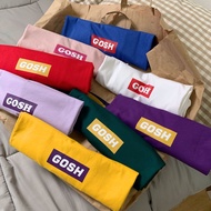 Couple Wear Trendy t Class Pure Cotton Short Made In Taiwan [Y0882-48] Sleeve Color Check Frame GOSH