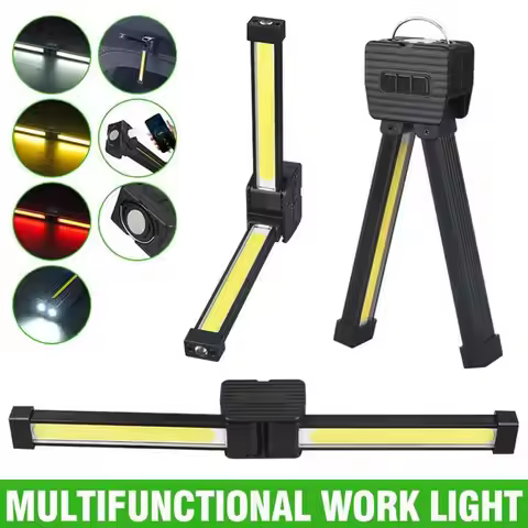 Gym Lamp for Posing Portable Magnet Led Lamps Waterproof Gym Rechargeable Flashlight with Hook 7th G
