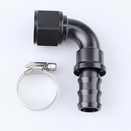 -12AN Aluminum 90 Degree Swivel Female AN12 1-1/16-12 Thread to barb 3/4" 3/4 inch 19.05mm OD Push L