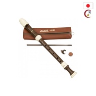 AULOS Alto Recorder 709B(E) Haka, Baroque (English) fingering (Accessories: soft case, snap-on thumb