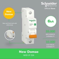 Schneider Electric NEW DOMAE MCB 25A 1P - DOMF01125 C25 MCB