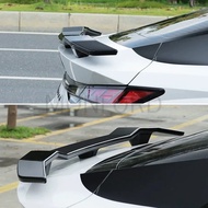 Car Rear Trunk Lid Spoiler Wings Black Carbon Pattern Exterior Tuning Upgrade Part For Hyundai Elant