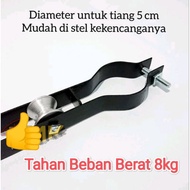 Bird Cage Iron Hoist Pulley plus Bottom Clamp, Flag Bird Cage Hoist Pulley