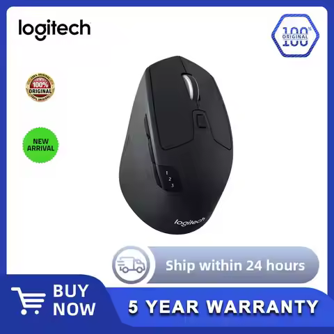 Logitech M720 Wireless Bluetooth Mouse Union Dual Mode Multi-device Office Efficient Comfortable Fee