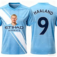Haaland's No. 9 football jersey 3d Printing Summer Sports Leisure Dry Quickly Men's Jersey Adult Kid