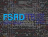 Cutting Sticker FSRD ITB Ukuran 21.5 Cm Untuk Mobil