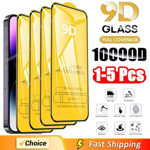 1-5Pcs 9D Screen Protector For Vivo V20 Pro V21E V23E V21E V23 V27E V29E Y73S Y51S Y12i Y31 Y30S Y35