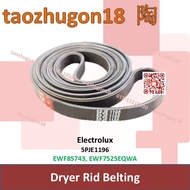 Electrolux 5PJE1196 5PJE 1196 Dryer Washing Machine Rubber Belt Belting EWF85743 EWF7525EQWA