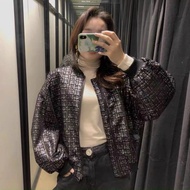 Jacket Bomber fom oversize surplus fabric