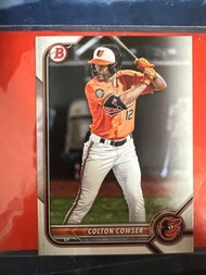 MLB 2022 Topps Bowman Baseball Card - Baltimore Orioles 巴爾的摩金鶯隊 外野手Colton Cowser 棒球卡 球員卡