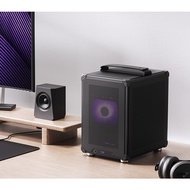 เคส MATX ขนาดจิ๋ว แถมหูหิ้วได้ สีดำ Jonsbo C6 Handle Black M-ATX mini Case