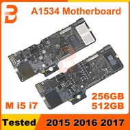 Tested A1534 Motherboard For Macbook Retina 12" A1534 Logic Board 8G 16G 256GB 512GB  820-00045-A 82