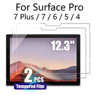 SurfacePro 1-2Pcs 1000D HD Clear Tempered Glass Film For Surface Pro 7 Plus 11 10 9 8 6 5 4 3 GO4 GO