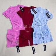 Hot Sale New Style DFYNE Short-Sleeved Matte Nylon Skinny Seamless Yoga Sports Fitness T Short-Sleev