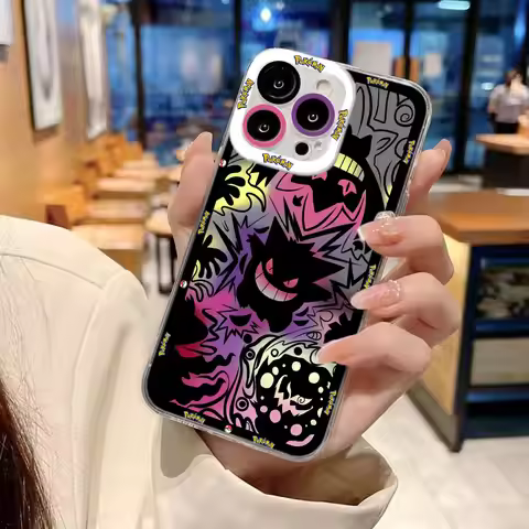 P-Pokemon G-Gengar Cover Clear Phone Case For Xiaomi Redmi Note 15 14 13 12 11 11T 11S 10 9 10S 9S 8