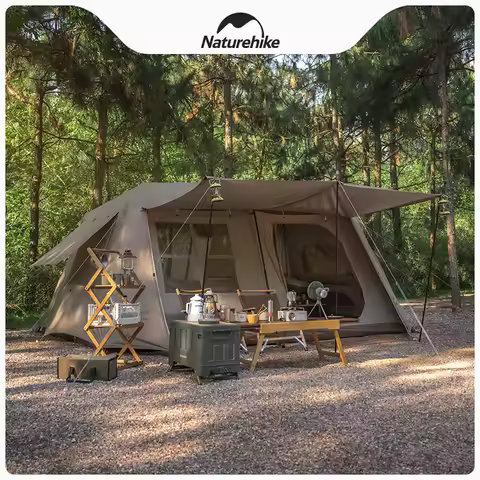 Naturehike Village 13 Automatic Tent Ridge One-touch Tent Outdoor Camping Rainproof Family Travel Bl