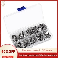 90Sets Chicago Screws Kit, 6 Sizes Screw Rivets Metal Chicago Binding Screws for DIY Repair Leather 